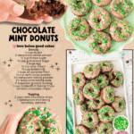 chocolate mint donuts facebook collage 1
