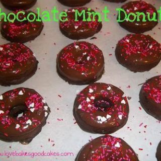 Chocolate Mint Donuts