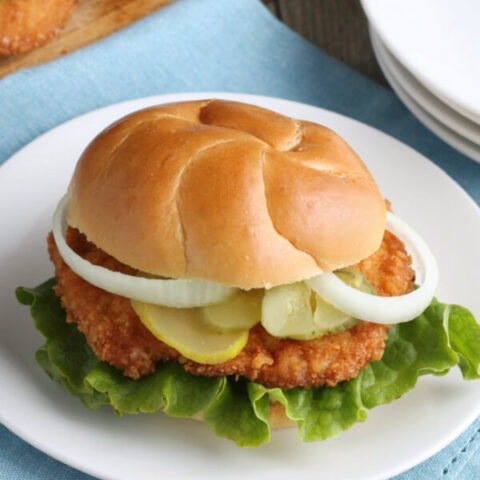 Breaded Pork Tenderloin Sandwich