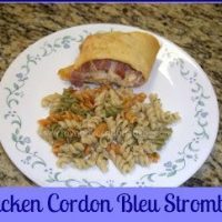 Chicken Cordon Bleu Stromboli