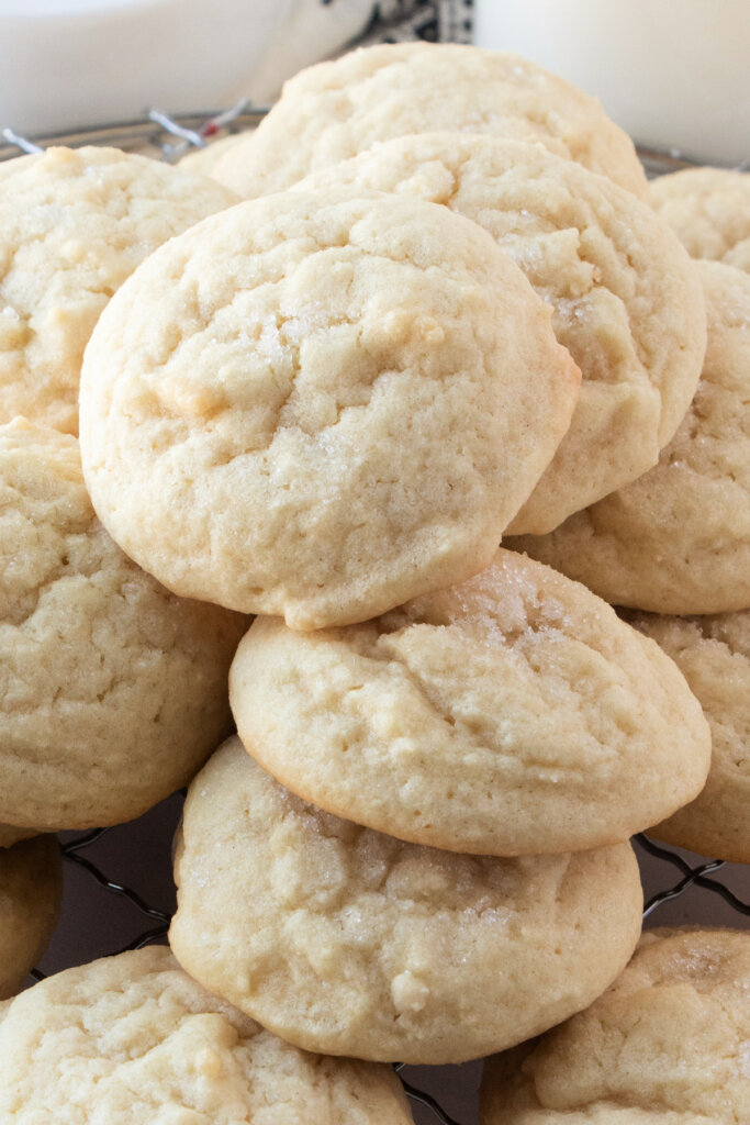 old fashioned tea cakes piled up