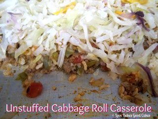 All my bloggy friends #2 and unstuffed cabbage roll casserole