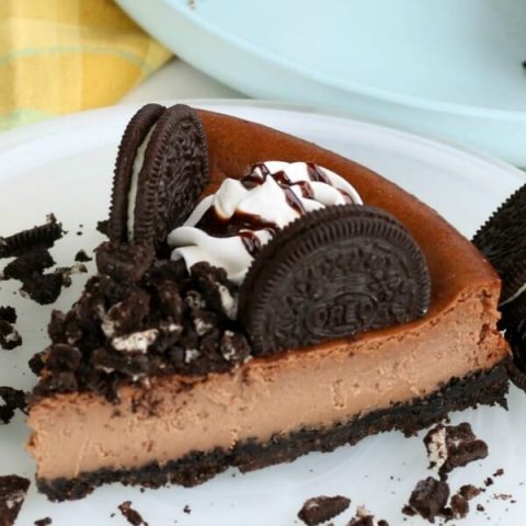 Cropped pic of chocolate cheesecake