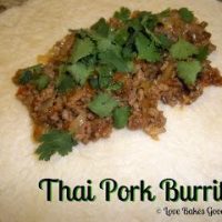 Thai Pork Burritos