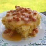 Cheesy Ham on Cornbread