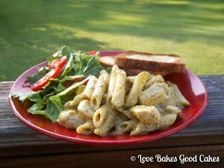 Creamy Chicken and Pesto Pasta
