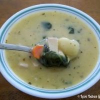 Pesto Chicken and Gnocchi Soup