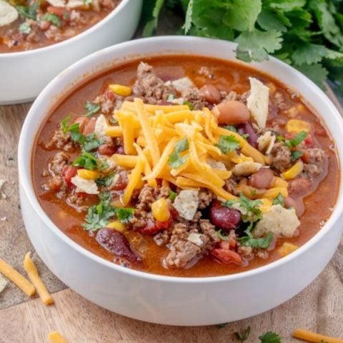 Taco Soup - Love Bakes Good Cakes