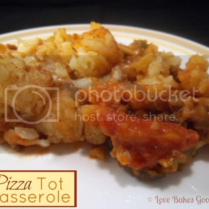 Pizza Tot Casserole