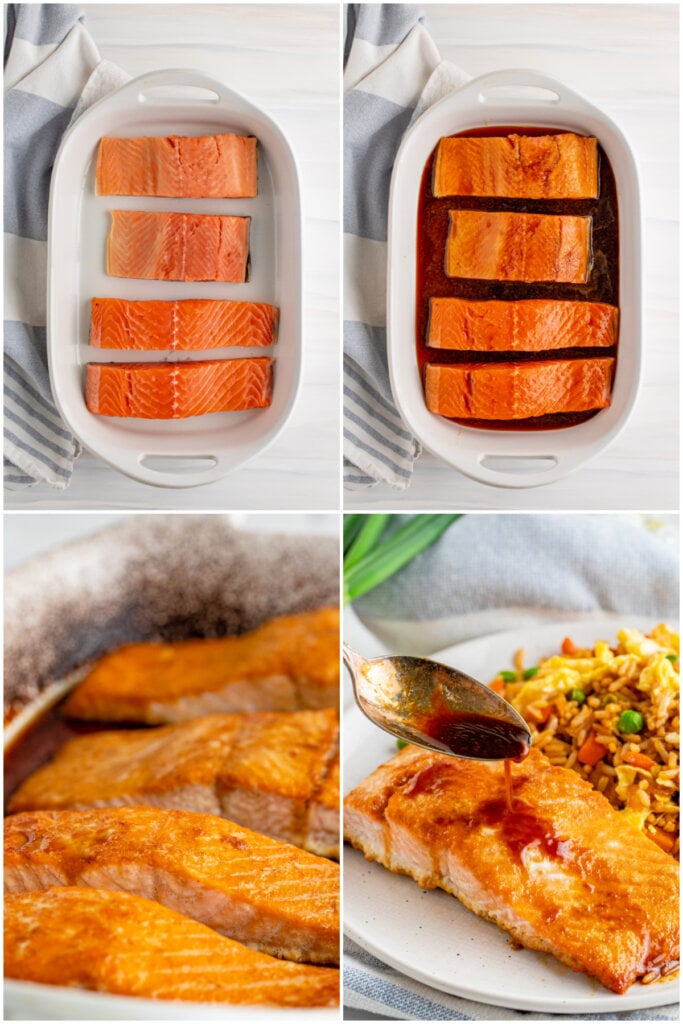 steps on how to bake the fish