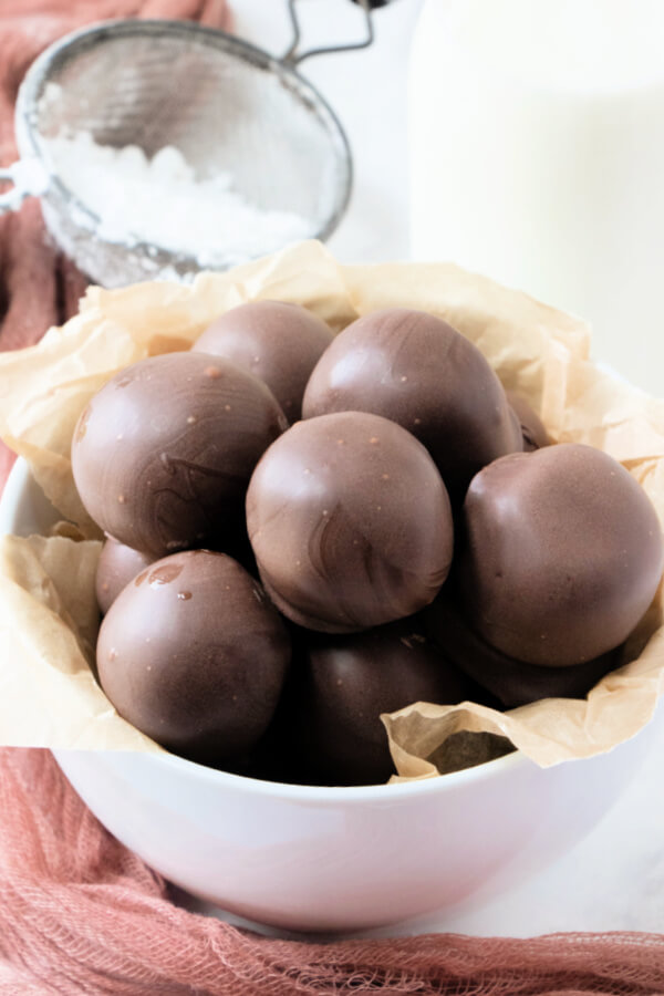 finished candy in bowl