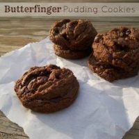 Butterfinger Pudding Cookies