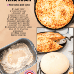bread machine pizza dough facebook collage