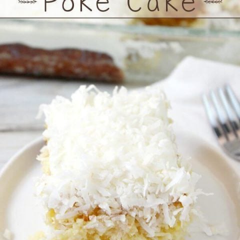 Coconut Cream Poke Cake