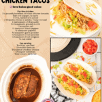 chipotle lime chicken tacos facebook collage 1