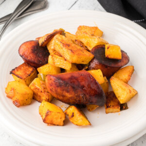 Sausage Potato Bake closeup