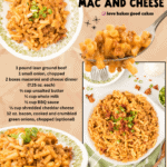 bbq beefy mac and cheese facebook collage