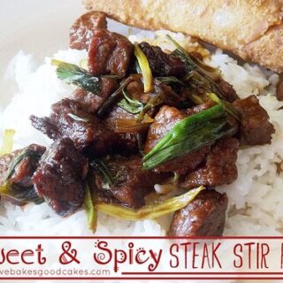 Sweet & Spicy Steak Stir Fry