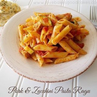 Pork and Zucchini Pasta Ragu