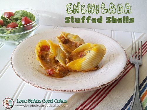 Enchilada Stuffed Shells