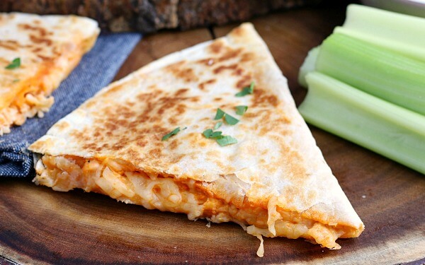 Buffalo Chicken Quesadillas