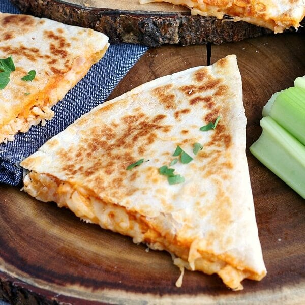 Buffalo Chicken Quesadilla square