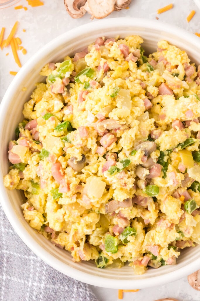 Denver Omelet Scramble in bowl