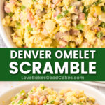 Denver Omelet Scramble pin collage