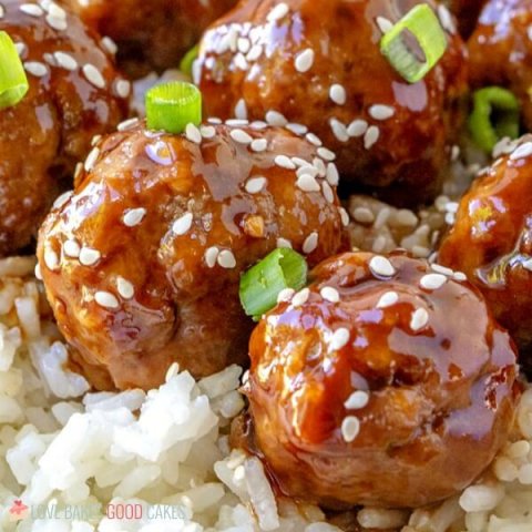 Sticky Asian Glazed Meatballs