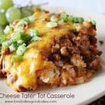 Chili Cheese Tater Tot Casserole