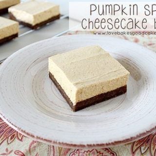 Pumpkin Spice Cheesecake Bars