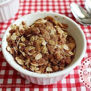 Apple Crisp for One