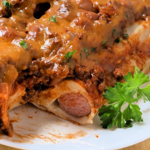 Chili Dog Casserole