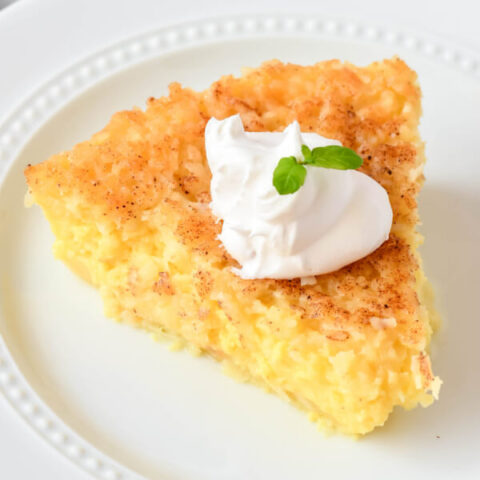 Impossibly Easy Coconut Pie