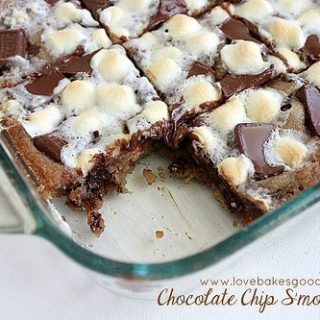 Chocolate Chip S'mores Bars