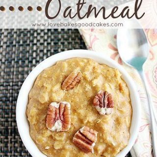 Pumpkin Pie Oatmeal