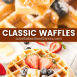 classic waffles pin collage
