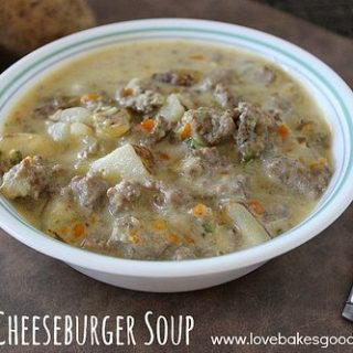 Spicy Cheeseburger Soup