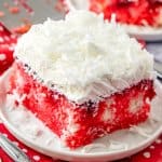 Raspberry Zinger Poke Cake