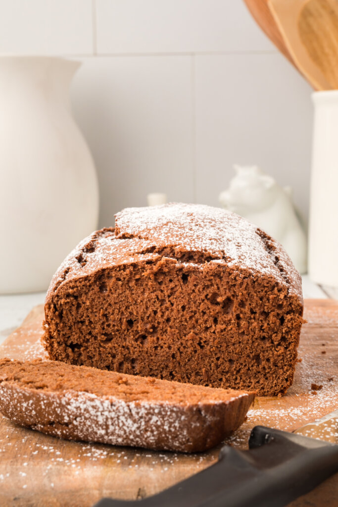sour cream chocolate pound cake loaf