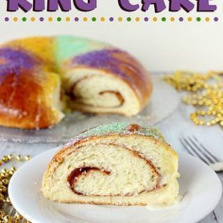 Traditional New Orleans King Cake