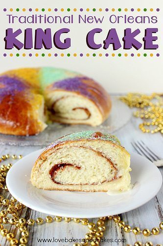 Traditional New Orleans King Cake