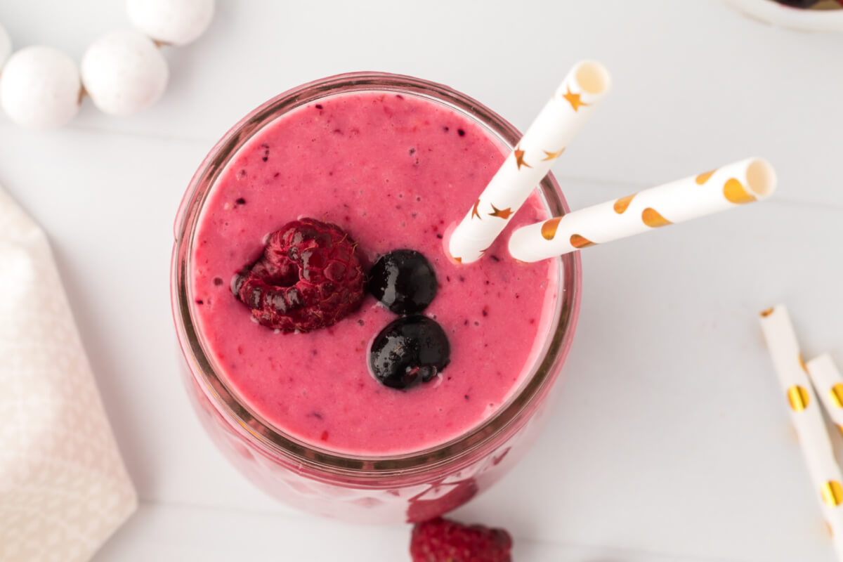 Banana Berry Smoothie Love Bakes Good Cakes