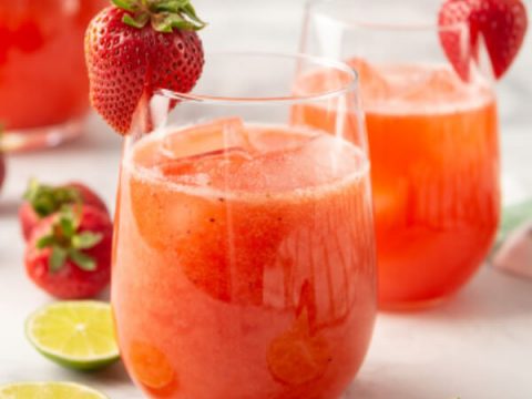 Strawberry Agua Fresca Love Bakes Good Cakes