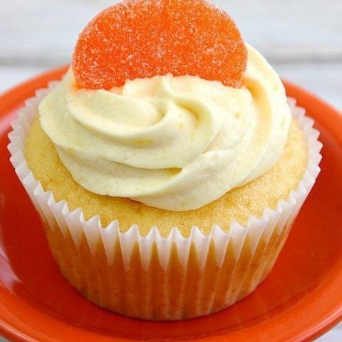 Orange Slice Cupcakes