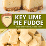 key lime pie fudge pin collage