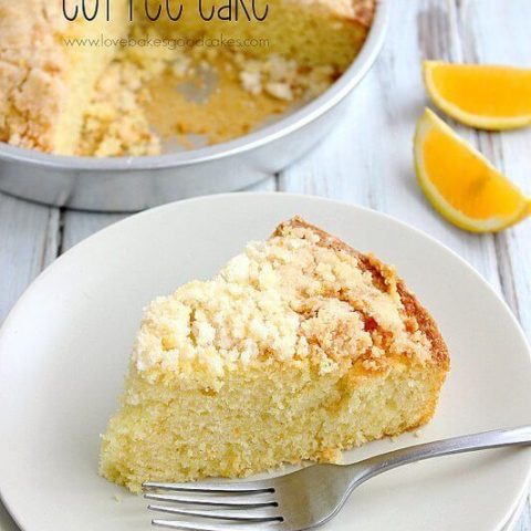 Orange Streusel Coffee Cake