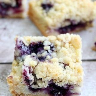 Blueberry Crumble Bars