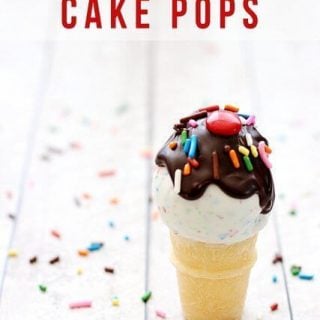 Ice Cream Cone Cake Pops