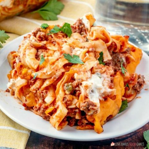 Beefy Sour Cream Noodle Bake